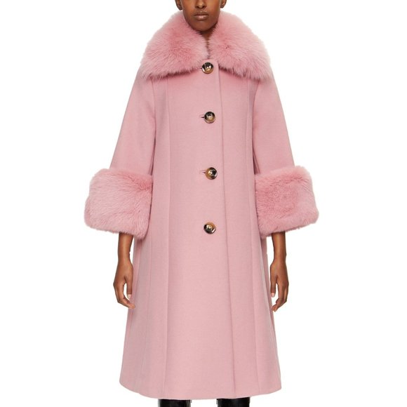 Saks Potts Yvonne Coat Sz2 Medium 